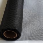 Black insect mesh roll