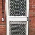 Heavy duty insect screen door