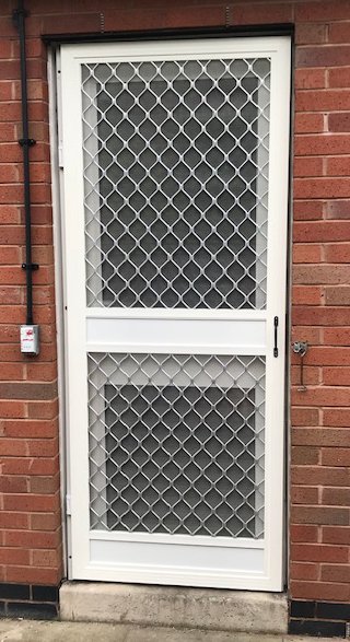 Heavy duty insect screen door