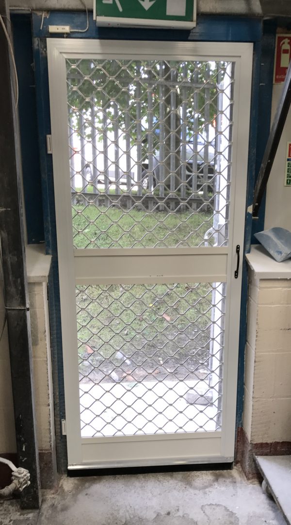 Heavy duty insect screen door