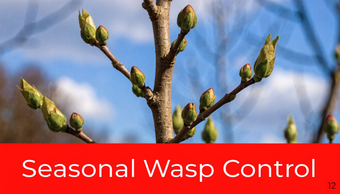 Insect Screens Green tree buds blooming on branches against a clear blue sky in early spring.