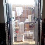 Perforated PVC strip door