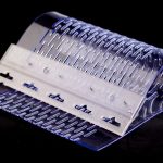 Perforated PVC Strip Curtains 1 Perforated PVC strip fly door