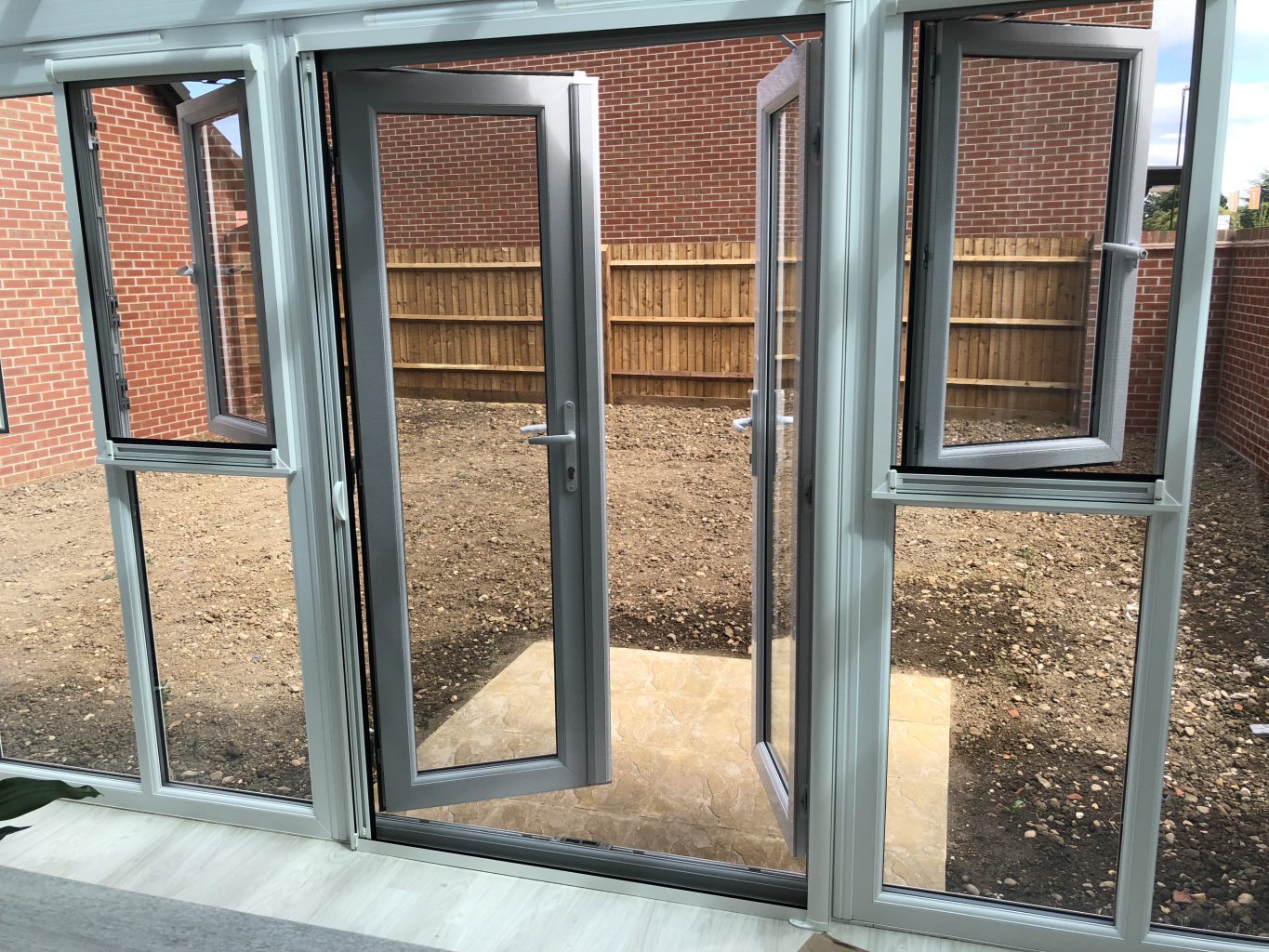 Retractable Insect Screens for Double Doors